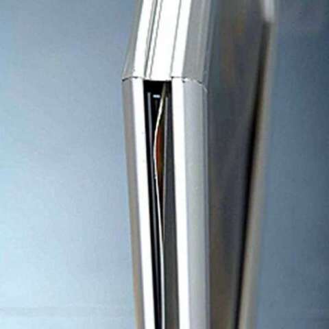Slide-in ramme dobbeltsidet horisontal, med 25mm aluminium profil, sølv - A3