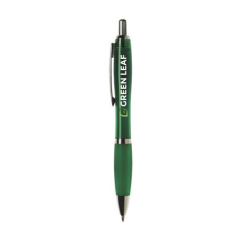 Billig plastpen med logotryk,