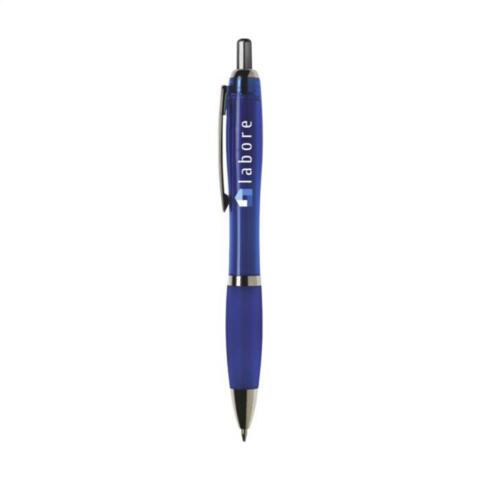 Billig plastpen med logotryk,