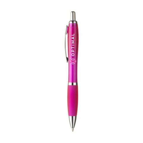 Billig plastpen med logotryk,