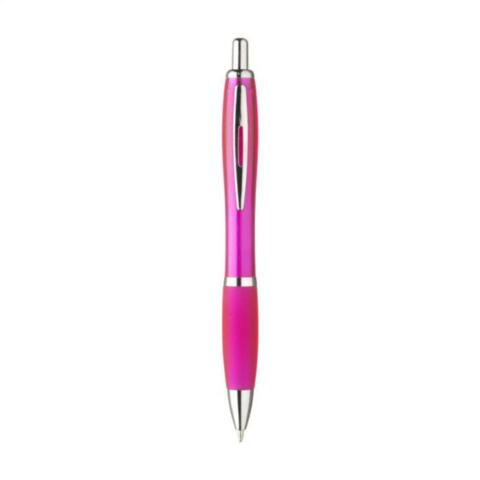 Billig plastpen med logotryk,