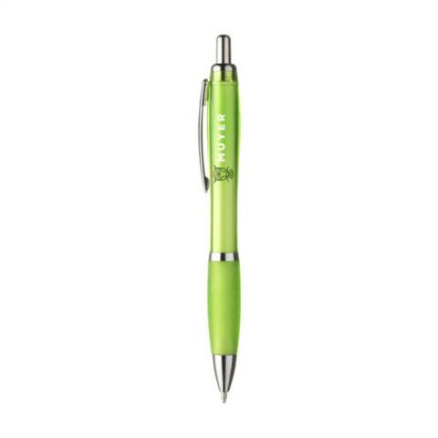 Billig plastpen med logotryk,