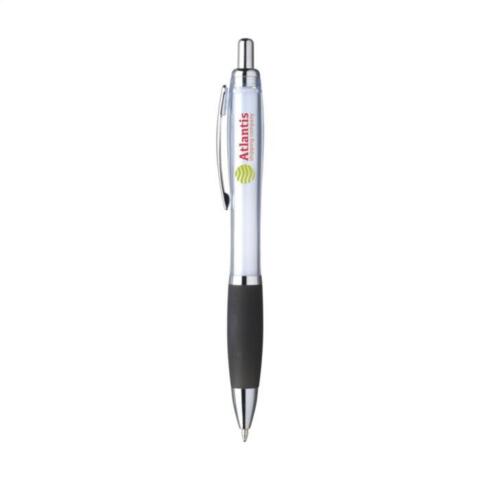 Billig plastpen med logotryk,