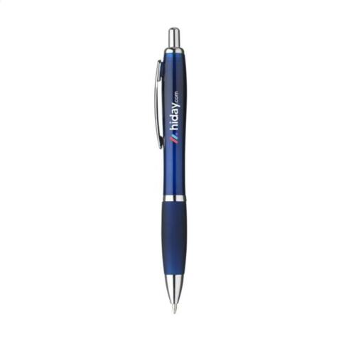 Billig plastpen med logotryk,