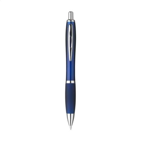 Billig plastpen med logotryk,