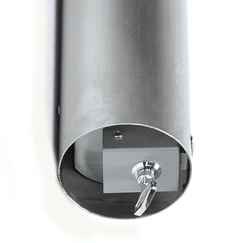 Askebæger udendørs Tube XL, 1,5L, Sølv