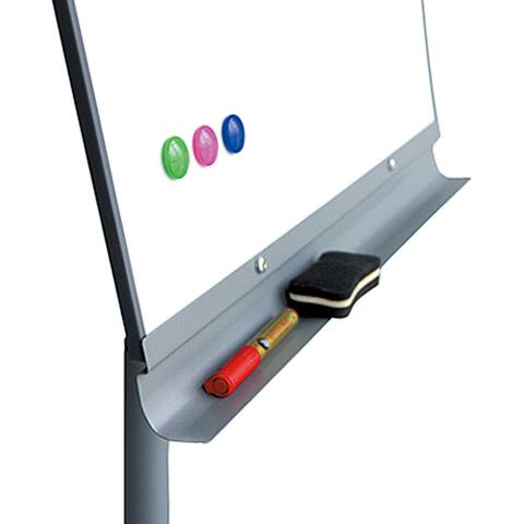 Flipover tavle, Flipover Mobile, magnetisk whiteboard tavle, 65 x 100 cm, Grå