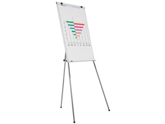 Flipover tavle, Flipover Budget, lakeret magnetisk tavle, 66 x 100 cm, Sølv
