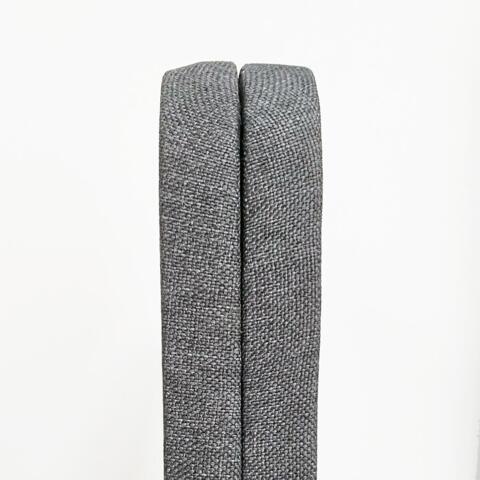 Zone Acoustic Wall akustikvæg og rumdeler mørkegrå med stofbeklædning og standardfødder 170 x 80 x 4 cm