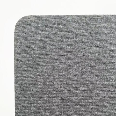 ZONE Acoustic Wall akustikvæg og rumdeler, mørkegrå, stofbeklædt, lydabsorberende, 136 x 100 x 4 cm