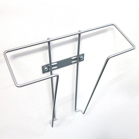 Brochureholder til væg, Wireholder Wall, A4, Sølv