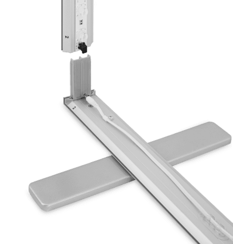 Lysramme LED, 2-sidet, 100x200 cm, profil 6.5 cm