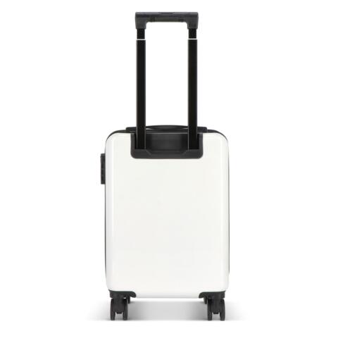 Trolley kabinekuffert 18", hvid med logo