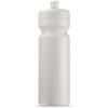 Klassisk hvid lækfri drikkeflaske i BPA-.fri plast, 750 ml.