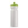 Klassisk gennemsigtig lækfri drikkeflaske i BPA-.fri plast, 750 ml med trykt logo