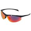 Multifunktions-sports-solbrillesæt til dig, der vil have alt i én løsning: Kørebrille, skibrille, vandsportsbrille og alm. solbriller. Kvalitetssolbrille fra Schwarzwolf med udskiftelige linser i 5 forskellige farver. "Smoke", klar, REVO blå (vandsport). REVO grøn (kørebrille) og REVO rød (skibrille). Med sort plaststel, polycarbonat UV400 linser, pakket i sort mikrofiber i hardcase-beholder. Leveres i Schwarzwolf Outdoor gaveæske.