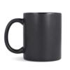 Sort krus med logotryk 350 ml.
