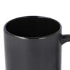 Sort krus med logotryk 350 ml.
