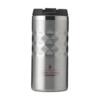Termokrus af genbrugsmetal 280 ml., sort, Sølvmetal