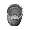 Termokrus af genbrugsmetal 280 ml., sort