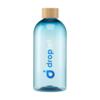 RPET transparent flaske med digital logotryk
