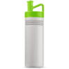 Drikkedunk - hvid-lysegrøn - med logo