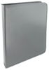 Dokumentmappe i læder A4 FILEMON, salgsmappe med præget logo i 1-farve