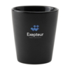 Sort krus 190 ml med logo