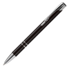 Sort metalpen med fuldfarvet logo