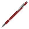 Metalpen med stylus-funktion for skærmbrug samt gummireret greb - med logo