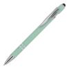 Metalpen med stylus-funktion for skærmbrug samt gummireret greb - med logo