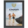 CROWN Klikramme med 33mm aluminium fladprofil, sort - 70x100 cm