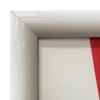 Hvid klapramme med 32 mm kanter Str. A4 - B1