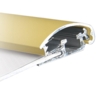 Klapramme i mat gold med 25 mm klapkanter 25 mm bredde, str. A4 - 70x100 cm