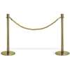 Afspærringsstolpe, Crowd Barrier, 2 standere, Guld
