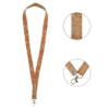 Keyhanger af kork med velcro-lukning og filtforing i nakken - med logotryk