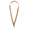 Keyhanger af kork med velcro-lukning og filtforing i nakken - med logotryk