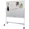Svingtavle på hul, Inspire Pivot, keramisk whiteboard overflade, 120 x 180 cm