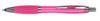 Pink plastpen med logotryk