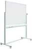 Svingtavle på hul, Inspire Pivot, keramisk whiteboard overflade, 100 x 180 cm