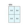 Infoboks for 4 x A4 - billig