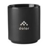 Sort krus, Elba, 200 ml. med lasergravering