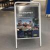 Gadeskilt, Expo Sign, 22 mm, Hvid, A2 - 42 x 59,4 cm