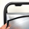 Frontplade PET med magnet, sort kant, B1 - 70 x 100 cm