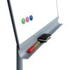 Flipover tavle, Flipover Mobile, magnetisk whiteboard tavle, 65 x 100 cm, Grå