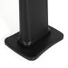 City Sign Plast, sort stander, dobbeltsidet
