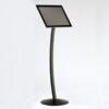 City Sign Plast, sort stander, dobbeltsidet