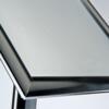 City Sign Plast, sort stander, dobbeltsidet