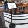 City Sign Plast, sort stander, dobbeltsidet