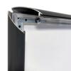 City Sign Plast, sort stander, dobbeltsidet